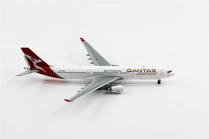 JC Wings Qantas para Airbus A330-300 VH-QPJ Spirit of Australia Rainbow Roo Liver