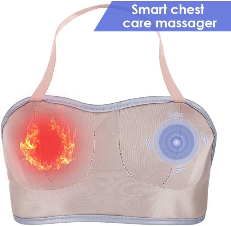 Weershun Electric Breast Massager Vibração Memas Aumentador Bra Multifuncional Equipamento de Cuidados de Mama para Massageador