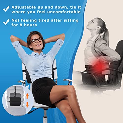 ANZHIXIU PROFRILHO DE APOIO LOMBAR PARA OFFICAÇÃO- Alívio da dor nas costas e travesseiro lombar melhorado- design