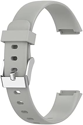 Huabao relógio Strap compatível com Fitbit Luxe, Banda de substituição de cinta esportiva de silicone ajustável para