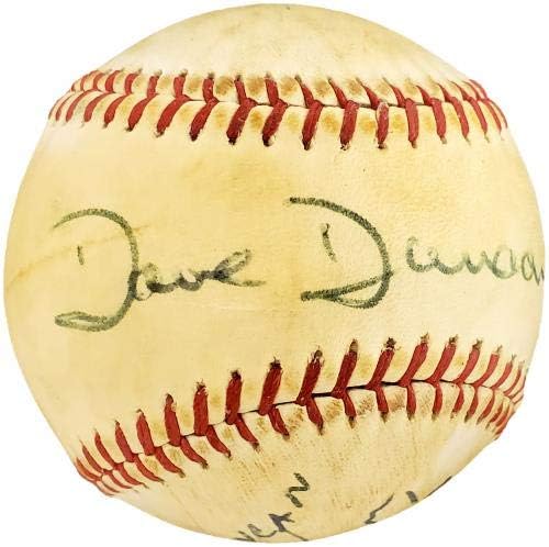 Dave Duncan autografou Spalding Baseball Oakland A's, Baltimore Orioles Vintage Signature Beckett Bas Y93198 - Bolalls autografados