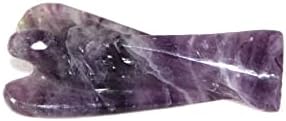 Jet Purple FlouRite 2 Angel Gemstone Divino Espiritual 40 Página Livreto de Cristal Terapia Presente Arcanjo Suruel Raphael