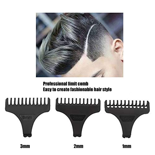 Cabelo elétrico Clipper, Shave de cabelo portátil de aparador de cabelo recarregável com pentes limitados para homens Ferramenta