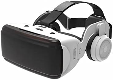 Fone de ouvido nuopaiplus vr, realidade virtual de realidade virtual VR Capacete de fone de ouvido estéreo VR Virtual para smartphone, videogame de telefone inteligente sem fio Rocker