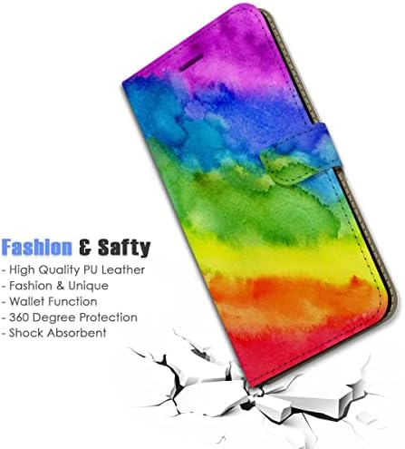 Para Samsung S22 Ultra, Samsung Galaxy S22 Ultra, Arte projetada na carteira de flip estilista capa Vincent van gogh pintando