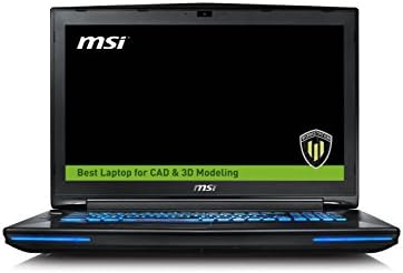 MSI WT72 6QN-218US 17,3 Laptop de exibição 4K 6ª geração I7-6920HQ 3,6GHz | Quadro K4100M Windows 10 Pro