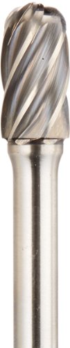 Cobra Carbide 10511 Micro grão Sólido Babra cilíndrica com extremidade do raio, corte de alumina, forma C sc-6nf, diâmetro