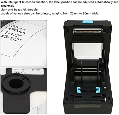 Impressora térmica de Vingvo, aplicações telescópicas inteligentes Impressora de etiquetas 80mm para casa
