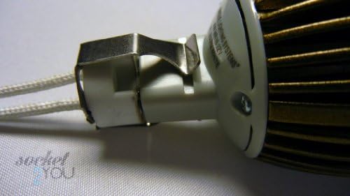 MR16 GU5.3 soquete com clipes de retenção para lâmpadas de halogênio / LED