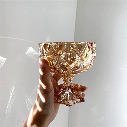 Xícaras de xícaras de cristal vintage copo de goblet em casa em casa