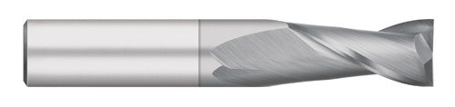 Titan tc90011 moinho de extremidade de carboneto sólido, comprimento regular, 2 flauta, extremidade quadrada, hélice de 30 graus,
