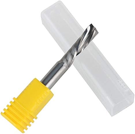 Ferramentas de corte XMeifeits 3pcs 6x25mm Cutters de moagem de flauta única para ferramentas de alumínio CNC