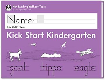 Manuscrito sem lágrimas chute start jardim de infância pacote de impressão - Inclui Kick Start Kindergarten Student Book, guia