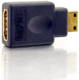 C2G Mini Hdmi para HDMI, adaptador HDMI, Adaptador de Velocidade para Macho, Blue, cabos para ir 40435