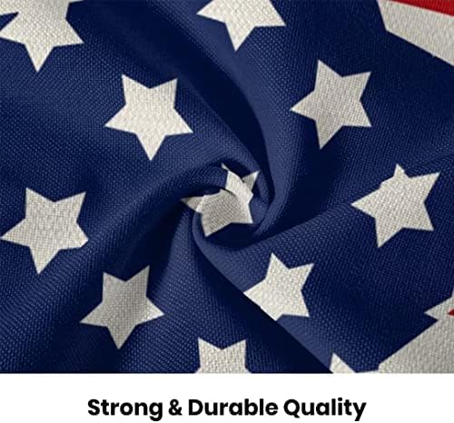 4 de julho Decorações Capas de travesseiros 18x18 Conjunto de 2, Stripes Star American Flag Patriótico Phofas