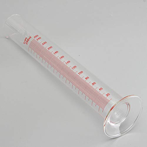 SGERSTE 0-100 Hidrômetro de vidro Jar para vinhos homebrew Fazendo medição do cilindro 250ml