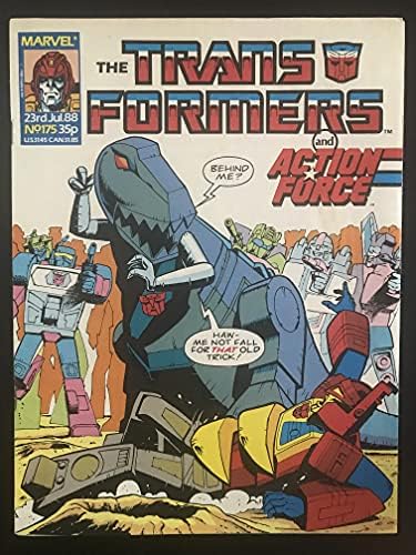 Transformers 175 1988 Licenciado oficialmente a Marvel UK Comic Book Dinobots - Por favor, observe: Este item está disponível