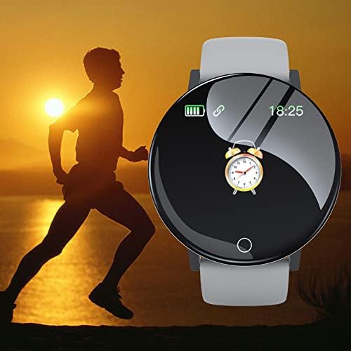 BZDZMQM SmartWatch para iOS Android, monitor de oxigênio sanguíneo Smartwatch de tela smartwatch completa, pressão