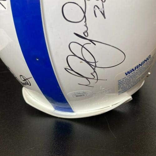 1997 Equipe de Indianapolis Colts assinou um capacete autêntico emitido com o JSA COA - Capacetes da NFL autografados