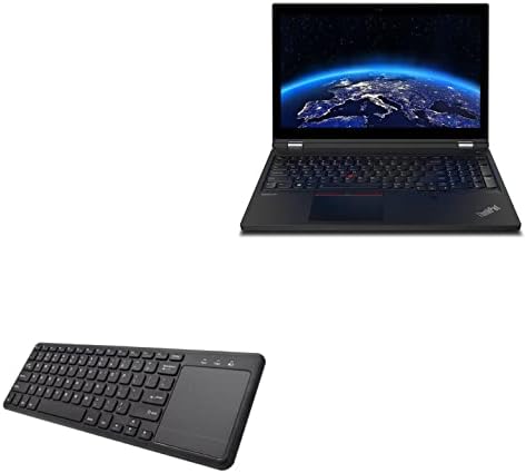 Teclado de onda de caixa compatível com Lenovo ThinkPad T15G - Mediane Keyboard com Touchpad, USB FullSize Teclado PC TrackPad sem