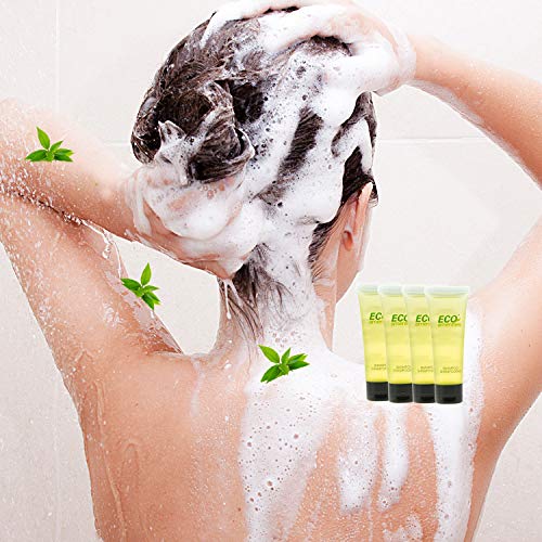 Comodidades ECOs - Mini barras de sabão, barras de sabão de hotel, produtos de higiene pessoal de tamanho de viagem e shampoo de tamanho
