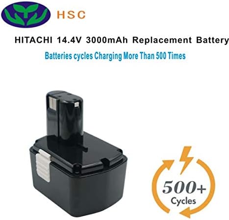 Bateria recarregável de 3000mAh Hit14.4a NIMH Bateria 14.4V Substituição para Hitachi 14.4V Bateria EB1412S EB1426H EB1420RS EB1430R