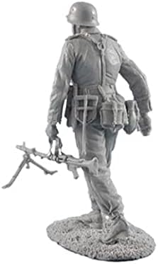 Goodmoel 1/35 Soldado alemão da Segunda Guerra Mundial retorna resina Figura / Soldado Desmonte e não pintado kit em miniatura
