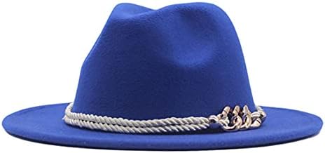 Chapéu sólido de palha de palha com chapéu de jogador com fivela de cinto de fivela larga variação fedora panamá