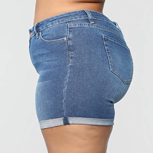 Mini shorts de moda, thenlian novas mulheres de verão jeans jeans bolsos fêmeas de lavagem de jeans