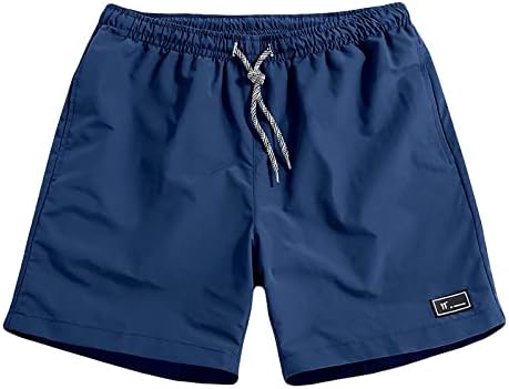 Mensual shorts casuais verão fino rápido praia seca shorts grandes para homens que ganham umidade esportes casuais calças curtas com