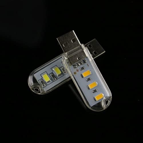 Acessórios de decoração de LED de Agips LED Night Light Light USB Mini Atmosfera de Emergência 3Leds LIVRES LIVRAS 5V PAR