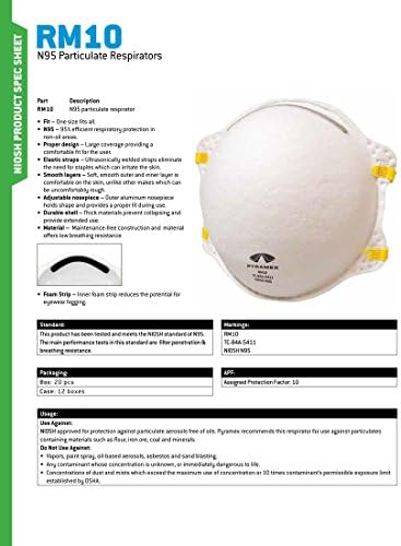 Pyamex rm10 n95 máscaras de poeira de partículas -máscaras de respirador de cena