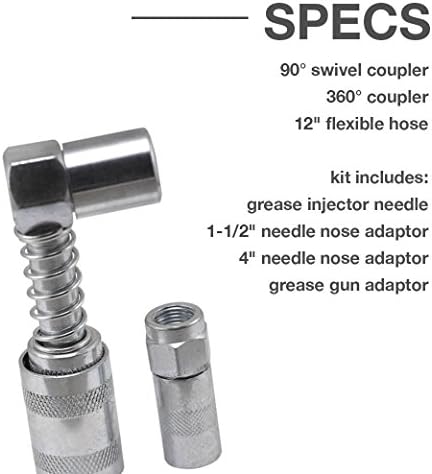 Kit de ferramentas de ajuda de lubrificação de Zerk para Gun Gun