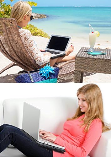 Max Smart Portable Laptop Pad, mesa de laptop com bandeja retrátil de camundongo, tabela de notebook de escudo térmico anti-deslizamento