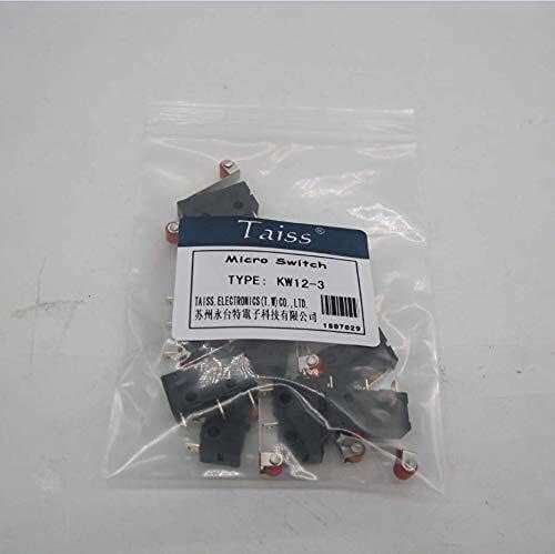 TINTAG 10PCS Momentary Roller Levaver Arm Micro Limiting Switch AC 250V 5A SPDT 1NO 1NC 3 PINS MINI SWITCHES