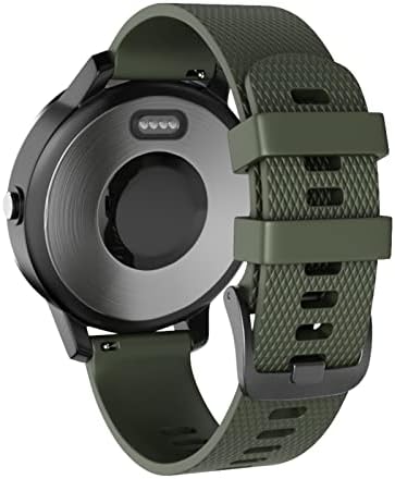 Tioyw Silicone Substacement Watch Strap para Garmin Vivoactive 3 Pulseira inteligente para Garmin Forerunner 245 645M Suunto 3 Fitness Watch