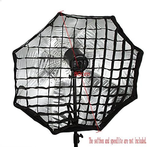 Tickas Foto fotográfico Compatível com Honeycomb compatível com 80cm / 31 Octagon Umbrella Softbox Studio / Strobe Umbrella Softbox
