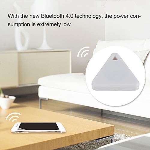Mini Triângulo Bluetooth Rastreador, Localizador de rastreador GPS do Sensor Anti-Perdido Sensor Anti-Perfado para Pet