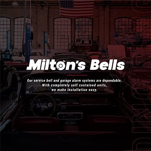 Milton's Bells Driveway 200 'Signal Bell Ringer Tubing, para empresas de drive-thru e alarmes residenciais, estações
