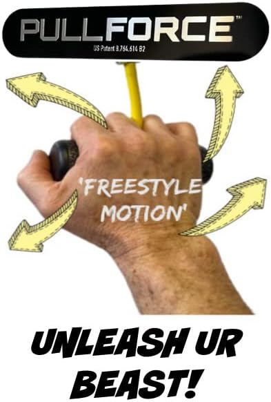 'Freestyle Motion' Olympic T-Barbell Row Holdre com 'Grip Power' Split 'Power!