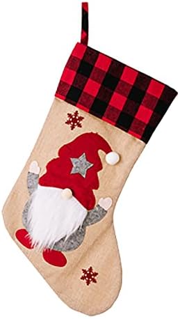 Miã de diamantes acrílico Big Sockings Candy Socks Decorações de Natal Decorações de festa de Natal em casa