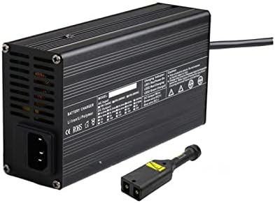 OXEXE 48V 5A Carregador de bateria com ácido de chumbo, carregador de bateria de 48 volts de 300w-5 amp carregador inteligente com carga
