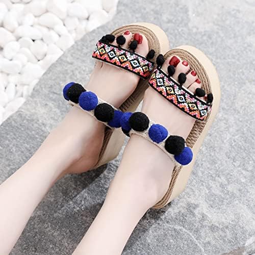Slippers de verão Mulheres Comfort Slip em sandálias para mulheres abertas de dedo do pé chinelos de chinelos femininos sapatos de