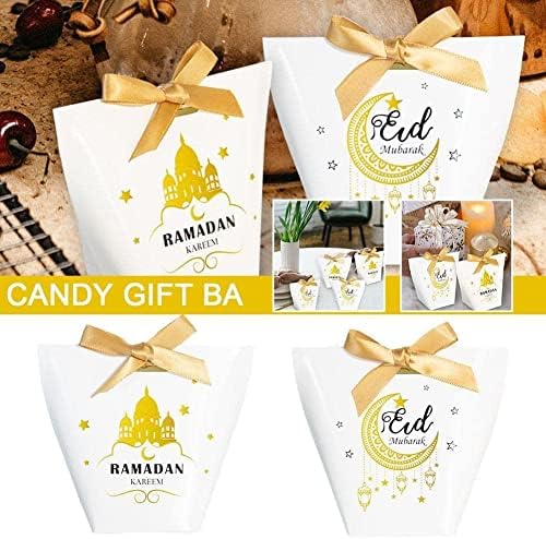 Candy Gift Bag Muslim Festival Party Acessório Kareem Box Ramadan Mubarak N5A2 Dropshipp Paper 2023 Suppli Eid