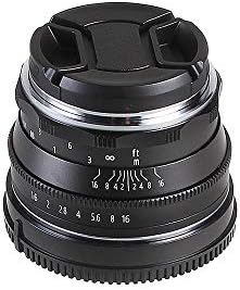 FOTGA 35mm F1.6 Manual APS-C Lente fixa para câmera de espelho eos eos eos eos M2 M3 M5 M6 II M10 M100 M50