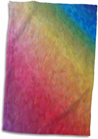 3drose Florene Contemporary - Rainbow Ice - toalhas