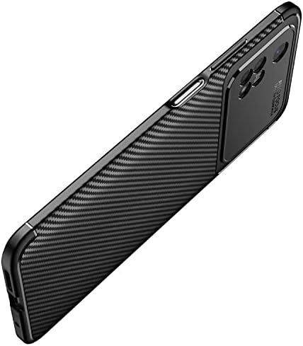 Capa de capa de telefone Compatível com Xiaomi Poco M4 Pro 4G Caixa de celular resistente à lesão Anti-Shock, textura de couro macio