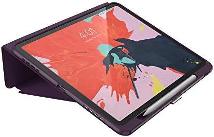 Speck Products Presidio Pro Folio 12,9 polegadas iPad Pro Case, Argyle roxo/berinjela roxa