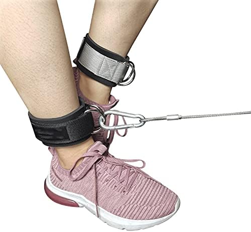 Acessórios para máquina de cabos de fitness wyfdp alças de ginástica e tira de tira de tornozelo bandas de resistência