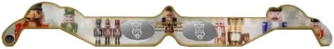 Vicos 3D de Natal - Olhos de férias - Novo para 2022 - 5 pares exclusivamente apresentando o Christmas Nutcracker White